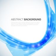 Abstract 3d lines vector background