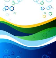 Decorative multicolor background