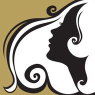 Closeup vintage woman N7