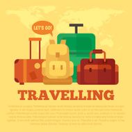 Flat travelling poster N2