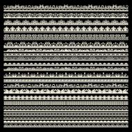 vector set of lace trims N9
