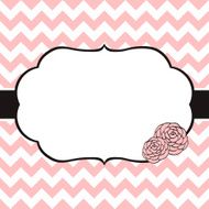 Floral card template N7
