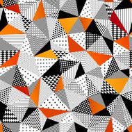 Triangle seamless pattern Vector illustration N2