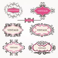 set of different vintage