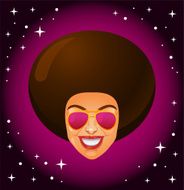Afro Style Woman