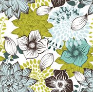 Seamless Floral Pattern N1001