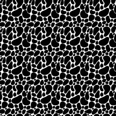 Abstract print animal seamless pattern in black and white