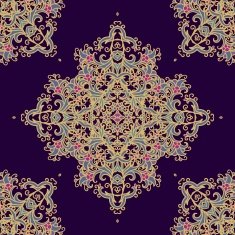 Seamless decorative pattern in arabic style N6