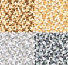 seamless shiny hexagonal pattern