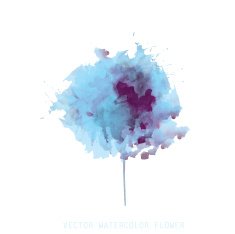 watercolor flower N7