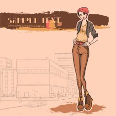 Urban fashion City and people N23