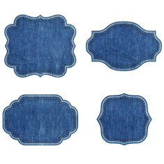 jean leather label