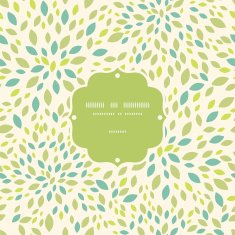 Leaf texture frame seamless pattern background