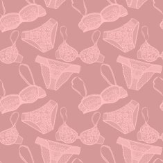 Hand drawn vector sexy lingerie set N23