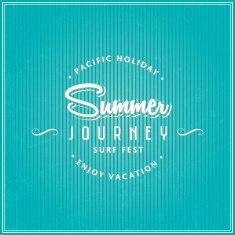 Retro elements for Summer calligraphic designs N10