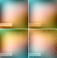 Retro colorful backgrounds collection N6