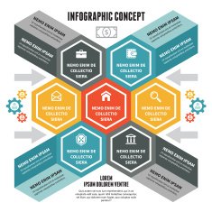 Infographic Concept - Vector Scheme with Icons N6