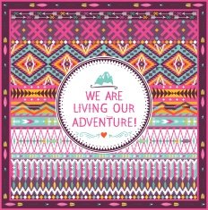 Hipster seamless tribal pattern with geometric elements N10