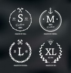 Wear Size Emblems