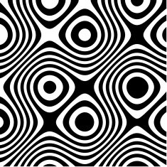 Abstract circles background Black and White Square Vector N2