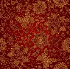 Floral Pattern N573