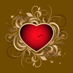 Abstract with heart N8