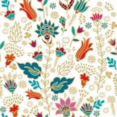 Seamless floral vector pattern N41