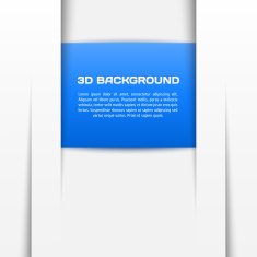 Geometric blue 3D background