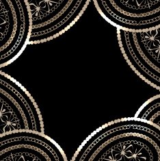 Vector abstract shiny paisley background
