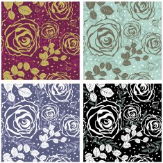 Floral Seamless Color Set N5