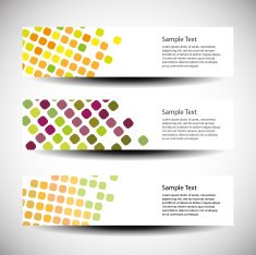 Three Abstract Header Designs N6