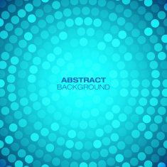 Abstract Circular Blue Background N2