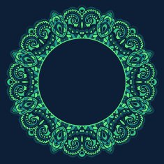 Abstract ornate frame Element for design N3