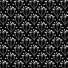abstract black and white floral pattern background N7