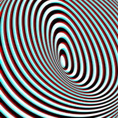 Anaglyph Opt Art Illustration N2