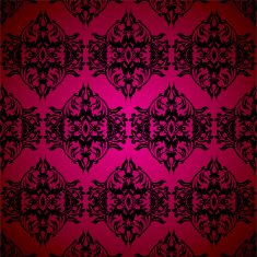 black gothic floral