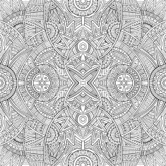 Abstract ethnic seamless pattern N48