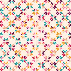 Colorful tribal seamless pattern pixelated N2