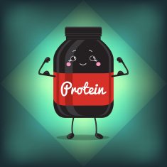 Cute Jar Sport Nutrition Protein Gainer Black Can Cap Bottle