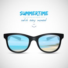 Summer Sunglasses With Beach Reflection N4