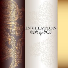Vector invitation card N3