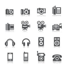 Photography and Sound Icons N4