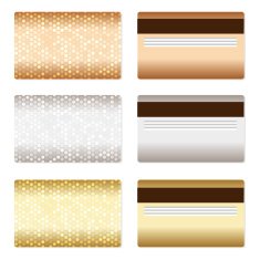 Set of luxury metallic backgrounds N6