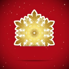 Golden snowflake N3
