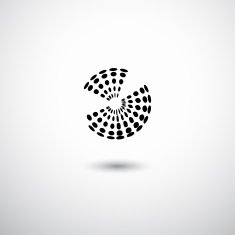 abstract black dots pattern for design