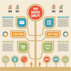 Infographic Concept - Vector Scheme with Icons N7