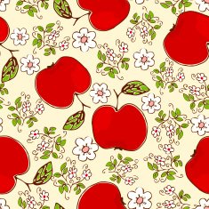Apples and flowers