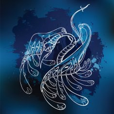 Garuda Decorative Vector illustration