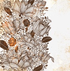 vintage floral background N17