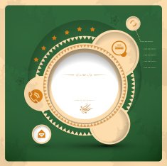 Vector abstract website layout